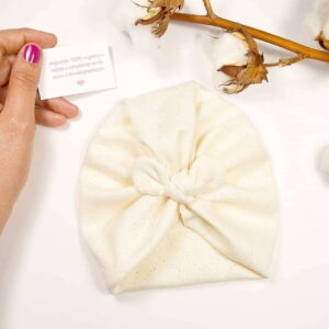 Turbante Orgánico de Nudo | Colección Algodón Puro