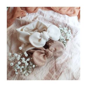 Set de Balacas Orgánicas con Lazo | Colección Calada